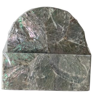 Set of 6 shell drink coasters